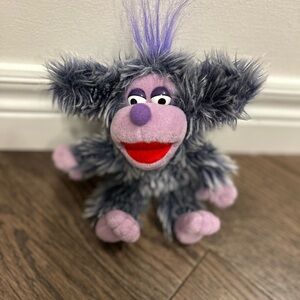 Treehouse Furry Purple and Gray Plush Toy